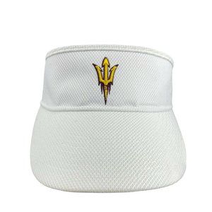 New Era ASU Arizona State University Sun Devils Visor Hat White OS Adjustable